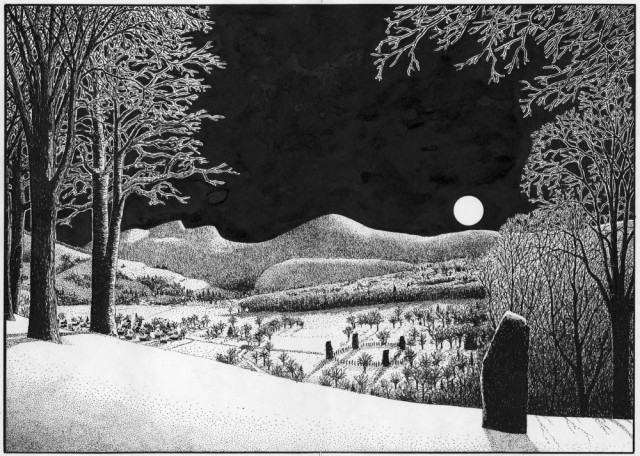 Winter Solstice Moon (Gus DiZerega)